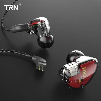 TRN V30 2BA+1DD Hybrid V Uchu Slúchadlá IEM HIFI Monito Športové Slúchadlá 3 Jednotky Earplug Headset 2Pin Odnímateľný TRN V80/IM1 ZS10