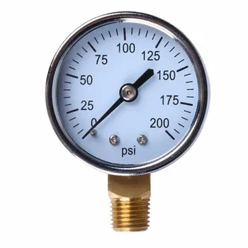TS-50-200psi Radiálne Digitálny tlakomer Vákuové ukazovateľ Tlaku Vody ukazovateľ Tlaku Tlak Oleja tlakomer