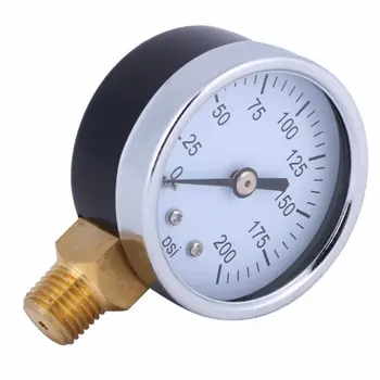 TS-50-200psi Radiálne Digitálny tlakomer Vákuové ukazovateľ Tlaku Vody ukazovateľ Tlaku Tlak Oleja tlakomer