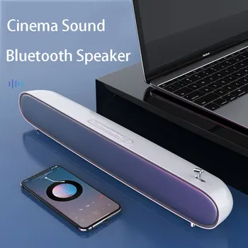 TV Reproduktorov Bezdrôtové Bluetooth zariadenia Soundbar Prenosné Stĺpec Super Bass Subwoofer s FM Rádiom pre Počítač Hudobné Centrum Systému Box