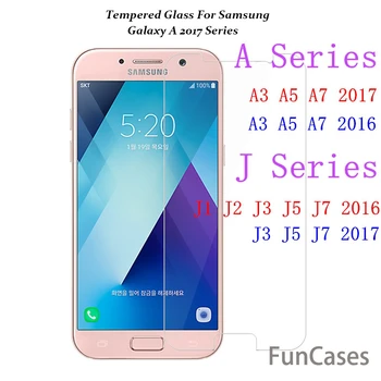 Tvrdené Sklo Na Samsung Galaxy A8 +2018 A3 A5 A7 2017 S3 S4 S5 S6 Note3 4 5 J1 2 J3 J5 J7 A3 A5 A7 2016 Screen Protector Film