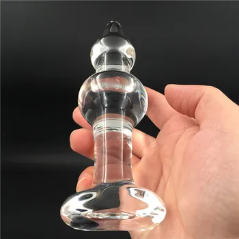 Twin Towers crystal Análny zadok plug simulácia penis sexuálnu hračku pre Dospelých produkty pre ženy, mužov žena muž masturbácia