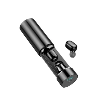 TWS Bezdrôtový Headset 3D Stereo Mini Bluetooth Headset 5.0 Automatické Párovanie s Duálny Mikrofón Športové Vodotesné Slúchadlá