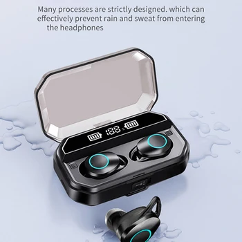 TWS Bluetooth Slúchadlá Bezdrôtové Potlačením Hluku Herné Headset S Mikrofónom Baterka Handsfree Slúchadlá In-Ear Športové Slúchadlá
