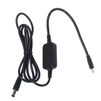 Typ C USB 5V C k 12V 8W 5.5x2.5mm Conveter Zvýšiť Napätie Napájací Kábel pre Wifi Router LED Pásy Svetla a viac