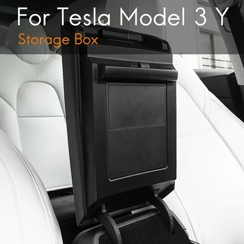 Typu auta pre Tesla Model 3 Model Y stredovej Konzoly Organizátor Opierke Úložný Box Model 3 Úložný Box