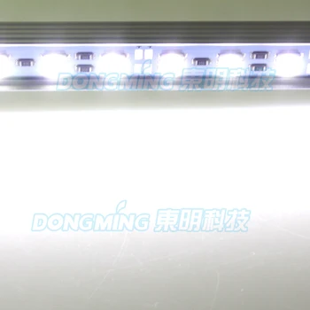 U/V Hliníkový profil LED dc svetlo pásky 0,5 m 7020 led panel svetlo 36leds svetlo pod skrinku pre kuchyne, šatníku, studená/teplá biela