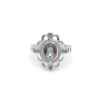 UFOORO snubné prstene pre ženy s Jedinečným dizajnom jemné kvetinové lesklé zirkón krúžok jednoduché módy najlepšie priateľky darček dropshipping