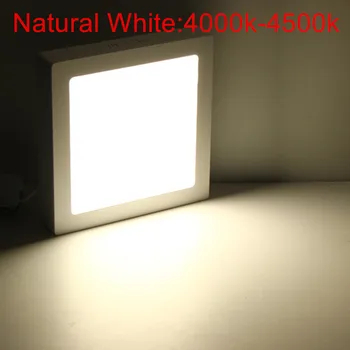 Ultra Svetlé 9W 15W 25W LED Panel Svetlo Štvorcového Tvaru LED Povrchovú montáž Stropné svietidlo AC85-265V,LED Driver obsahovať