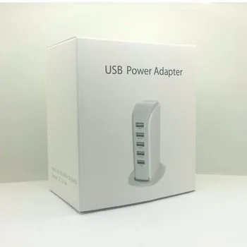 Univerzálna USB Nabíjačka Multi 5 Port 5V 6A Nabíjačky USB HUB-Rozbočovač pre Android, iPhone, Samsung, HTC, LG Všetky Tab Tabliet