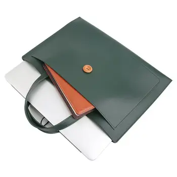 Univerzálny 10 inch-14inch Tablet Notebook Pad Kabelky Aktovky Tenké PU Kožené Chrániť Prípade Taška pre macbook air matebook ipad