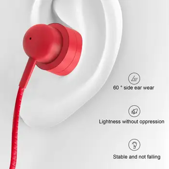 Univerzálny 3,5 mm Duálne Reproduktory Káblové Slúchadlá Pohybe Cievky Stereo In-Ear Slúchadlá Športové Gaming Headset Pre IPhone Samsung