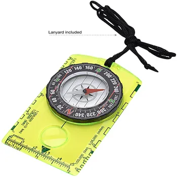 Univerzálny A Spoľahlivý Vonkajšie Vybavenie Odborných Kompas Otáčanie Panelu Prenosný Ľahký Kompaktný Vonkajší Produkt 1124 16226