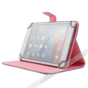 Univerzálny Shockproof Tablet Prípade 9.7 10 10.1 palcový Vytlačené PU Kože Flip Stojan, Kryt Pre iPad, Samsung HUAWEI Lenovo Prípade