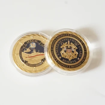 US Army USCG Zlaté Mince Zberateľské Remesiel Zjednotiť Štáty Pobrežná Stráž Výzvou, Pamätné Mince, Medaily