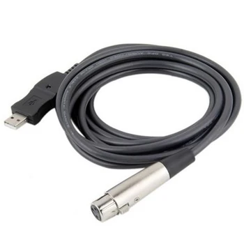 USB 1.1/2.0 USB XLR Odolný Mikrofón Mic Odkaz XLR Konektor, Windows 7/VISTA/XP/2000 Kábel Kábel Vysokej Kvality Vstup Adaptér