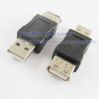 USB 2.0 Samec Konektor Na USB Female Jack Adaptér Converter Konektor , 5 ks , doprava Zdarma 9604