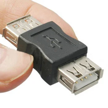 USB 2.0 Žena na Ženský rod Meniča USB Adaptér HJ55