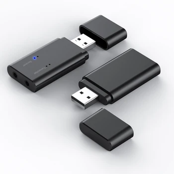 USB Bezdrôtový Stereo 4.2 Bluetooth Audio Prijímač, Vysielač 3,5 mm Zvuk Hudby Auto Reproduktor Bluetooth Adaptér pre Smart Zariadenia