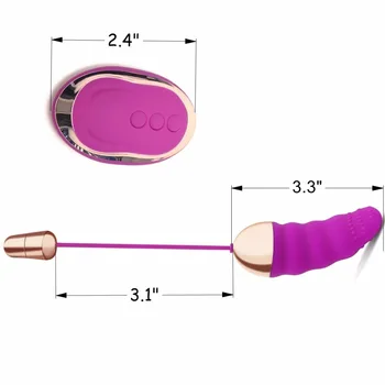 USB Nabíjateľné 10 Rýchlosť Bezdrôtového Diaľkového Ovládania Upozorňuje Láska Vajcia Bullet Vibrátor Masér Dospelých, Erotické, Sexuálne Hračky Pre Ženy