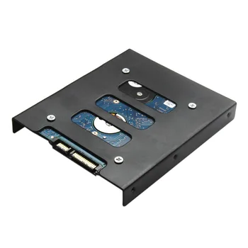 Užitočné 2.5 Palcový SSD HDD 3,5 Palcový Kovové Montáž Adaptéra Dock Pevný Disk Držiak Pre PC Pevný Disk Krytu