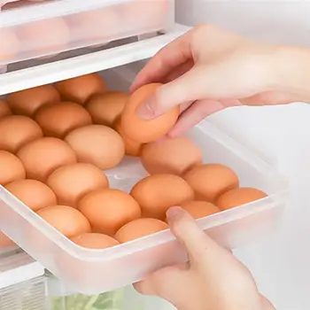 Vajcia Nádoba 30-Grid Vajcia Zásobník na Vajcia Dopravcu Box Vajcia Držiak pre Chladničky, Kuchynské Náradie Prenosné Wild Piknik Vajcia Organizátor