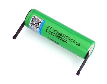 VariCore VTC6 3,7 V 3000 mAh 18650 Li-ion Nabíjateľnú Batériu 30A Absolutórium za US18650VTC6 batérie + DIY Nikel Listov