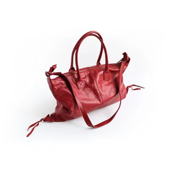 Vendange nové módne ženy vinobranie ručne strapec nit bežné pravej kože messager taška / taška cez rameno / handbag2116