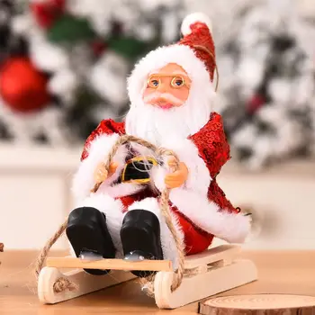 Veselé Vianoce Mini Santa Claus Dekorácie Šťastný Nový Rok Bábika Ozdoby Vianočné Domáce Dekorácie, Ozdoby CH08