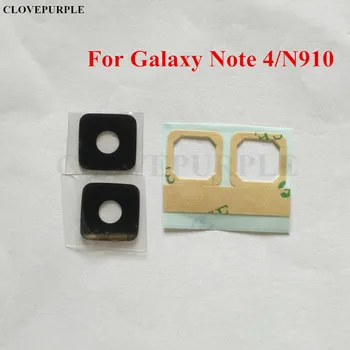 Veľkoobchodná Cena 100KS/Veľa Sklo Materiál Späť Zadný Fotoaparát Sklo Objektívu s Nálepka pre Samsung Galaxy Note 4 N910