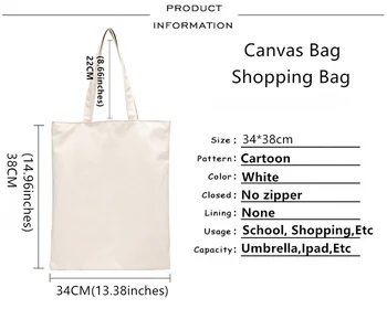 Veľká Vlna nakupovanie shopper taška eko plátno opakovane juty taška recyklovať taška taška string handričkou boodschappentas sac toile