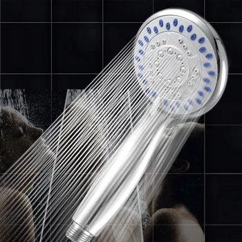 Veľký 5 - Mode Funkcia Chrome Vaňa Sprcha Hlavu Slúchadla Prenosné Anti-kameň (Universal Kúpeľňa Príslušenstvo 1 KS