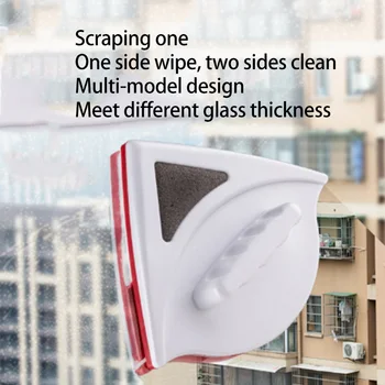 Vhodný pre 15-24 mm Sklo Okna Cleaner High-Vzostup Window Cleaner Obojstranná Magnetická Čistiaci prostriedok na Sklo