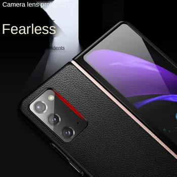 Vhodný pre Samsung Galaxy Z Fol2 Skladacie All-Inclusive Flip Kožené Galaxy Fol2 Kožené puzdro
