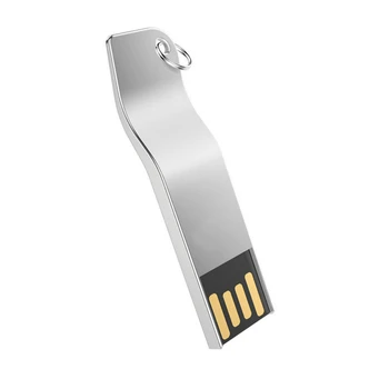(Viac 10pcs Zadarmo Logo) kl ' úč USB 2.0 Kovové USB Flash Disk 64 GB 32 gb, 16 gb 8 gb 4 gb Pamäťový kľúč USB Prispôsobené Flash Bellek