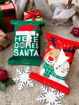 Vianoce, Nový rok, papier, uterák nastaviť obal snow man textílie uterák taška domácnosti obývacia izba kreslenie bagapkin handričkou tkaniva kryt