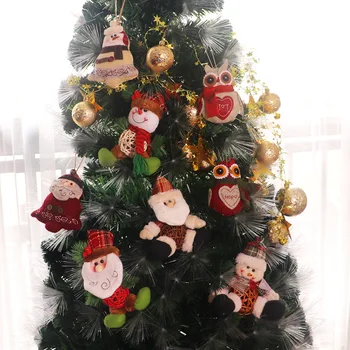 Vianočné darčeky, ozdoby na Vianočné stromčeky bábiky Santa dekorácie, ozdoby, vianočné doplnky, vianočné ozdoby na stromček