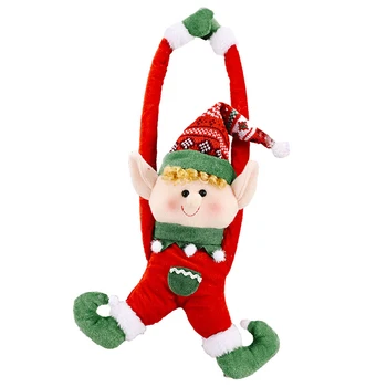 Vianočné Dekorácie Elf Bábika Plyšový Vianočný Stromček Visí Ozdoby šťastné a Veselé Vianoce, Nový Rok Deti Hračky 2021 40x70cm