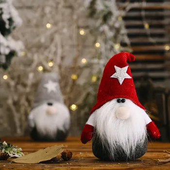 Vianočné Dekorácie na Santa Rudolf Bábika Handričkou k Narodeninám Pre Domáce Vianočné Dovolenku Dekorácie новый год 2021