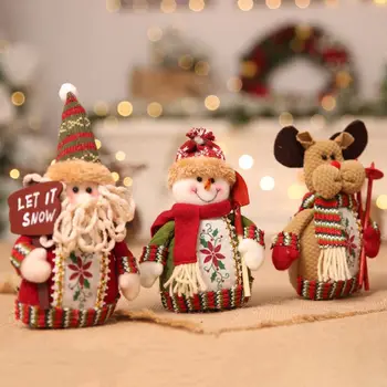Vianočné Elk Snehuliak SanDoll dekorácie pre domov Darček natal Ozdoby kerst decoratie strom dekorácie navidad