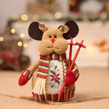 Vianočné Elk Snehuliak SanDoll dekorácie pre domov Darček natal Ozdoby kerst decoratie strom dekorácie navidad
