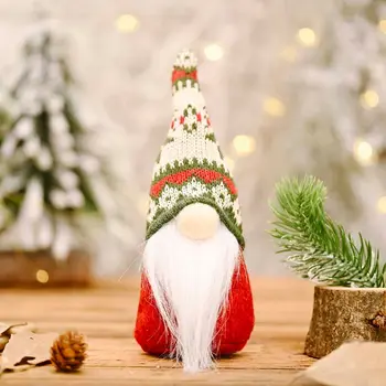 Vianočné Gnome Ručne Pletené Dekoráciami Švédsky Tomte Santa Plyšové Hračky, Bábiky Dovolenku Strany Domova Ornament