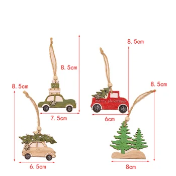 Vianočný Strom Dekorácie Prívesok Cartoon Auto Malých Zvierat Prívesok Noel Vianočné Dekorácie Nový Rok Dekorácie Vianočný Darček