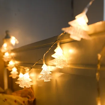Vianočný veniec použiť batérie Rozprávkových svetiel izba spálňa obchod, záhrada lampa Vianočný Večierok Festival Dovolenku dekoratívne led svetlá