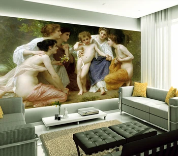 Vlastné Anjel tapetu, Saint Venuša a Amor Anjel nástenné maľby na obývacia izba, spálňa, TV joj, steny, textílie, abstraktných de parede
