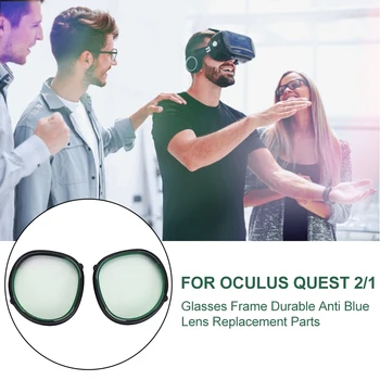 VR Headset Anti Modrá Objektívu Ľahký Odolné Okuliare, Rám Náhradné Diely Profesionálne Zníženie Únavy Pre Oculus Quest 2 1