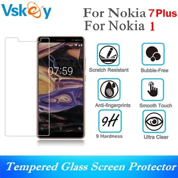 VSKEY 10pcs 2.5 D Tvrdeného Skla Pre Nokia 7 Plus Screen Protector proti Výbuchu Nokia 1 Ochranný Film