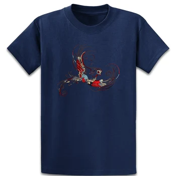 Vták V Plameňoch T Shirt Crazy Jarné Základné Vintage S-XXXXXL Bavlny Dizajn Rodiny Tričko