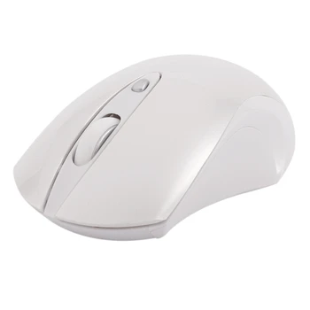 Vypnúť Bezdrôtovú Myš 2.4 G Ergonomická Myš, 1600DPI Tichý tlačidlová Optická Myš PC Notebook Mouse s USB Prijímač 41269