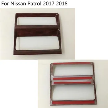 Vysoko Kvalitné Auto Stick Kryt Predného Svetlometu Spínač svetiel Vnútorná Výbava Rám Lampa Panel 1pcs Pre Nissan Patrol 2017 2018 2019 2020 8065